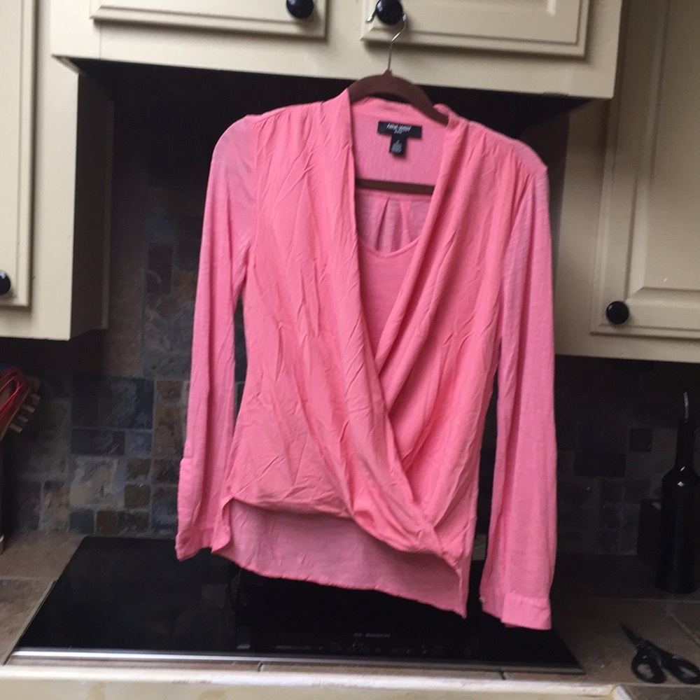 Nine West Jeans coral colored covered tank top